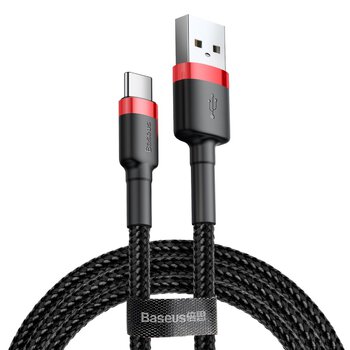 Kabel przewód USB - USB-C / Typ-C 300cm Baseus Cafule CATKLF-U91 Quick Charge 2A z obsługą szybkiego ładowania