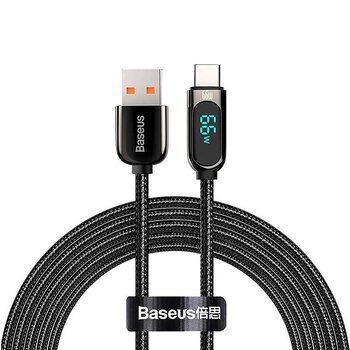 USB - USB-C / Type-C 200cm Baseus Display CASX020101 cable with support for 66W fast charging