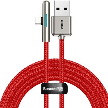 USB cable - USB-C / Type-C angular 200cm Baseus Iridescent CAT7C-C09 Super Quick Charge 40W 4A Fast Charging