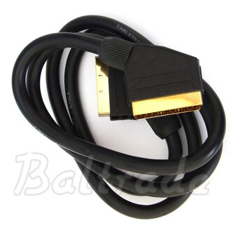 Kabel SCART-SCART GOLD 1,5m