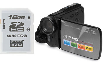 Kamera Full HD Media-Tech Trinium MT4039 + SDHC Goodram 16GB class 10