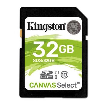 Karta pamięci Kingston Canvas Select SDHC 32GB class 10 UHS-I U1 - 80MB/s