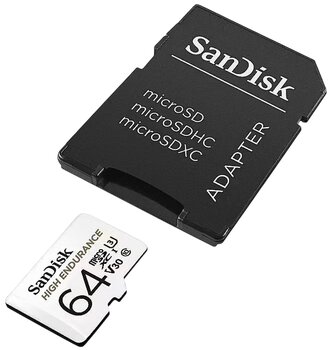 Karta pamięci SanDisk microSD / microSDHC ENDURANCE 64GB 100/40 MB/s Karta pamięci SanDisk microSD / microSDHC ENDURANCE 64GB 100/40 MB/s