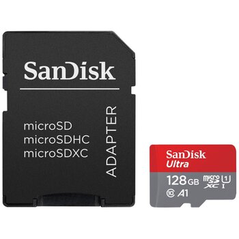 SanDisk microSD (microSDXC) 128GB ULTRA 140MB/s memory card