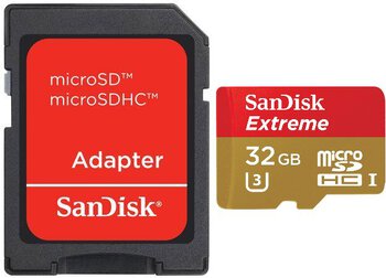 karta pamięci SanDisk microSDHC 32GB Extreme 400x 60MB/s - rozpakowana