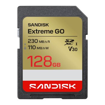Karta pamięci SD (SDXC) SanDisk 128GB Extreme GO 230/110MB/s UHS-I U3 V30