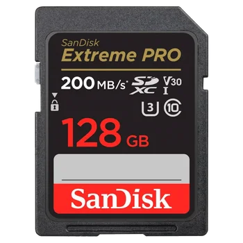 SanDisk 128GB Extreme PRO 200/90MB/s UHS-I U3 V30 SD Memory Card (SDXC)