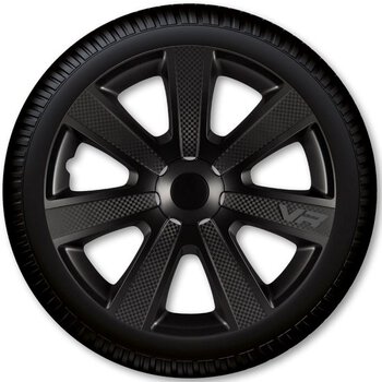 Kołpaki 16" VR Carbon Black - 4sztuki