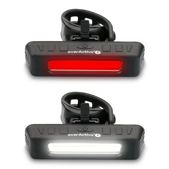 Set of two rechargeable everActive BL-150R DualBeam bicycle lights