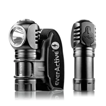 Rechargeable Hand/Front LED Flashlight everActive FL-55R Dripple