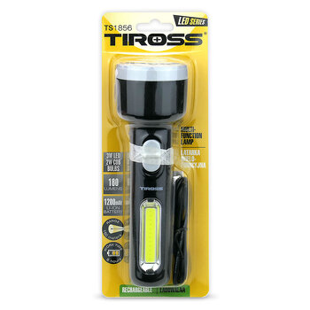 Tiross TS-1856 rechargeable multifunctional LED flashlight