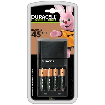 Ładowarka akumulatorków Duracell CEF27 + 2 x R6/AA 1300 mAh + 2 x R03/AAA 750 mAh