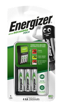 Energizer Maxi Charger + 4 x R6/AA 2000 mAh