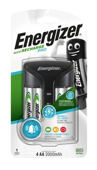 Ładowarka akumulatorków Ni-MH Energizer PRO + 4 x R6/AA 2000 mAh