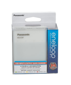 Battery charger - power bank - Ni-MH Panasonic Eneloop BQ-CC87