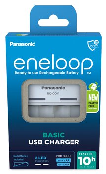 Ładowarka akumulatorków Ni-MH Panasonic Eneloop BQ-CC61 USB EKO