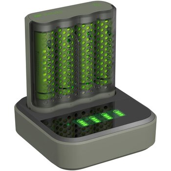 Battery charger Ni-MH R03/R6 GP ReCyko M451 + Docking Station D451 + 4 x AA/R6 GP ReCyko 2700 Series 2600mAh