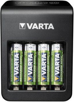 Ni-MH VARTA LCD PLUG CHARGER PLUS 57687 + 4 x R6 / AA 2100 mAh