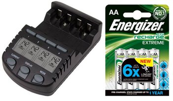 ładowarka BC-700 + 4 x Energizer R6 AA Ni-MH 2300 Extreme (blister)