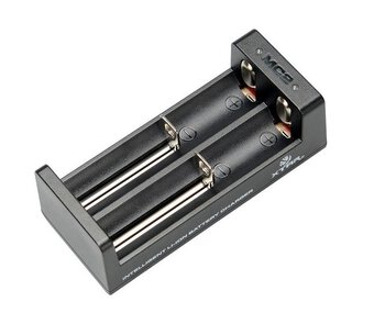 Charger for cylindrical batteries Li-ion 18650 Xtar MC2 with USB power adapter