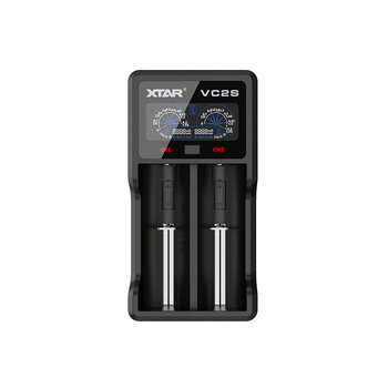 Charger for cylindrical batteries Li-ion/Ni-MH/Ni-CD 18650 Xtar VC2S