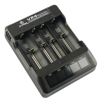 Charger for cylindrical Batteries Li-ion 18650 Xtar VP4