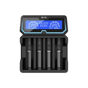 Charger for cylindrical Li-ion batteries 18650 Xtar X4