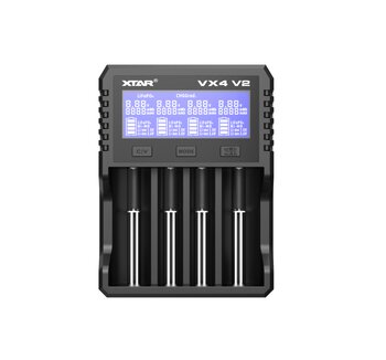 Charger for 1.5V / 3.6 / 3.7V / Li-FePO4 / Ni-MH XTAR VX4 v2 Li-ion batteries Charger for 1.5V / 3.6 / 3.7V / Li-FePO4 / Ni-MH XTAR VX4 v2 Li-ion batteries