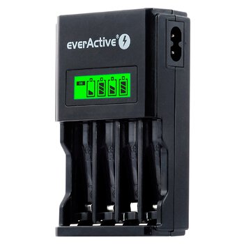 KIT everActive NC-450 Ni-MH Battery Charger + 4x R03 / AAA Rechargeable Batteries Panasonic Eneloop 800mAh