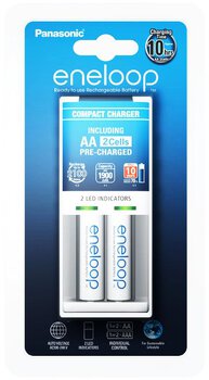 Panasonic Eneloop Charger BQ-CC50 + 2 x R6/AA Eneloop 2000mAh BK-3MCCE