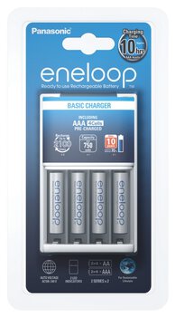Panasonic Eneloop Charger BQ-CC51 + 4 x R03/AAA Eneloop 800mAh BK-4MCCE