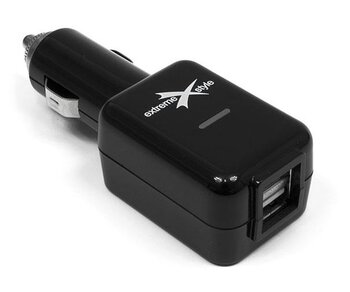 ładowarka samochodowa eXtreme 2100mA z dwoma gniazdami USB