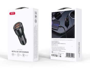 Ładowarka samochodowa XO CC55 z 2 gniazdami USB 30W