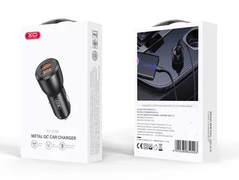 Ładowarka samochodowa XO CC55 z 2 gniazdami USB 30W