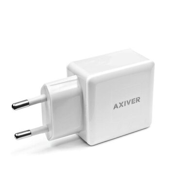 ładowarka sieciowa AXIVER z dwoma gniazdami USB 3400mA ATC34-2U