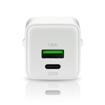 Ładowarka sieciowa everActive GaN SC-330Q z gniazdem USB QC3.0 oraz USB-C PD 20W