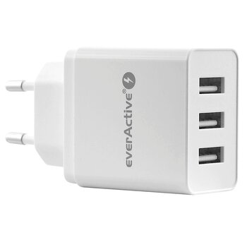 Power adapter everActive SC-300 3xUSB 3, 4A