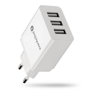 Power adapter everActive SC-300 3xUSB 3, 4A