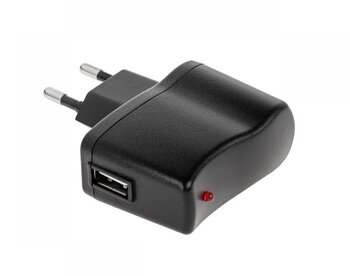 ładowarka USB sieciowa 1A M-Life ML0387 z gniazdem USB
