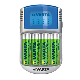 VARTA Charger LCD CHARGER 57070 + 4 x R6/AA 2400 mAh