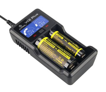 Charger for cylindrical batteries Li-ion 18650 Xtar VC2 PLUS