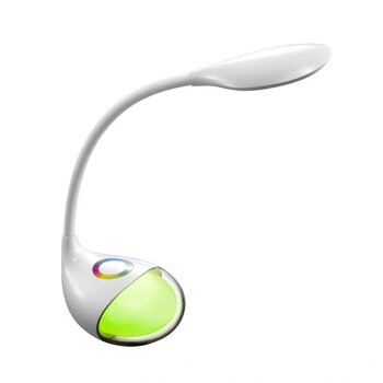 6W Platinet PDLQ10 LED desk lamp with color-changing base