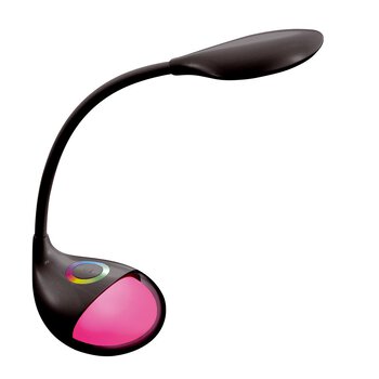 6W Platinet PDLQ10B LED desk lamp with color-changing base