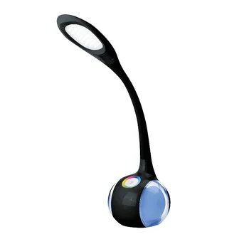 Lampka biurkowa LED 7W Platinet PDL20B ze zmieniającą kolor podstawą (czarna)