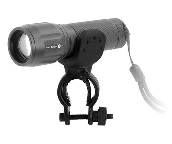 Lampka rowerowa przednia: latarka LED everActive FL-300+ Cree XP-G3 350 lumenów + uchwyt rowerowy
