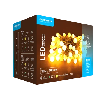 Christmas Lights Balls Modee 10m WARM 100LED ML-C2009