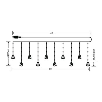 Lampki choinki modee 3m WARM 110LED ML-C3004