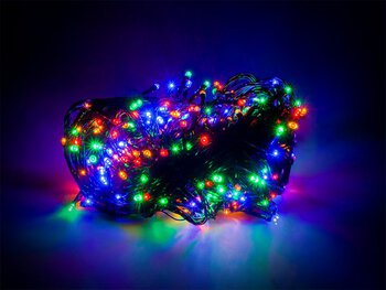 Lampki choinkowe LED 300szt 22m RGB