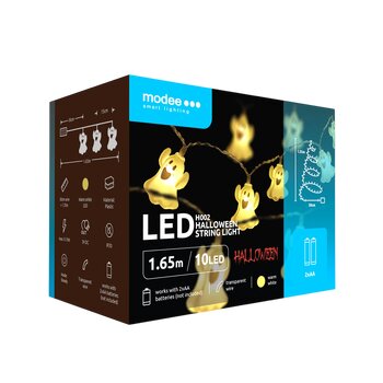 Lampki duszki BAT modee 1,65m WARM 10LED ML-H002 Lampki duszki BAT modee 1,65m WARM 10LED ML-H002