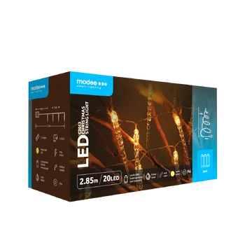 Icicle lights BAT modee 2,85m WARM 20LED ML-C2013